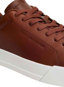 Zapatillas Tommy Hilfiger Court marrón para hombre