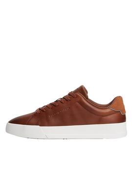 Zapatillas Tommy Hilfiger Court marrón para hombre