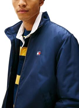 Cazadora Tommy Jeans Essential Padded azul para hombre