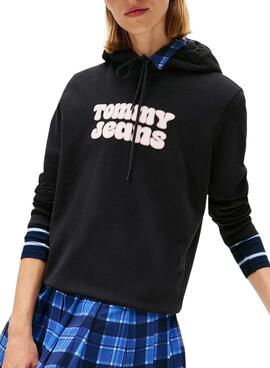 Sduadera Tommy Jeans Logo negro para mujer