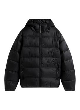 Cazadora Tommy Jeans Hooded Logo negro para hombre