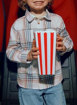 Camisa Mayoral cuadro ancho para niño