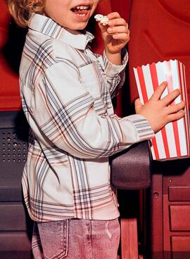 Camisa Mayoral cuadro ancho para niño