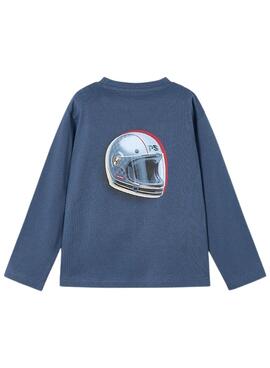 Camiseta Mayoral motos azul para niño