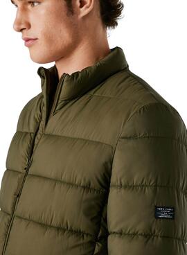 Cazadora Pepe Jeans acolchada verde para hombre