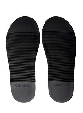 Zapatillas de casa Calvin Klein Monologo negro para hombre