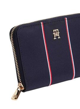 Cartera Tommy Hilfiger Icon Corporative marino para mujer