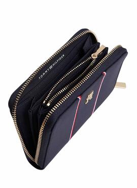 Cartera Tommy Hilfiger Icon Corporative marino para mujer