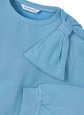 Sudadera Mayoral lazo azul para niña