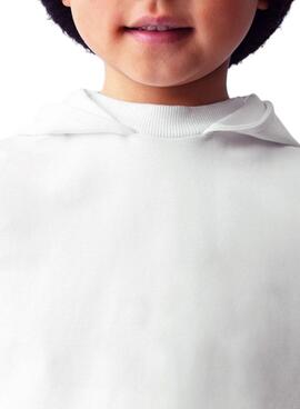 Sudadera Mayoral capucha blanco para niño