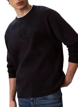 Jersey Calvin Klein Logo marino para hombre