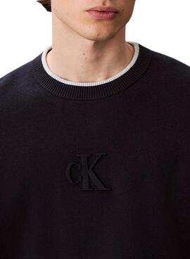 Jersey Calvin Klein Logo marino para hombre