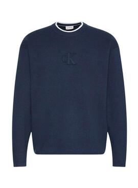 Jersey Calvin Klein Logo marino para hombre