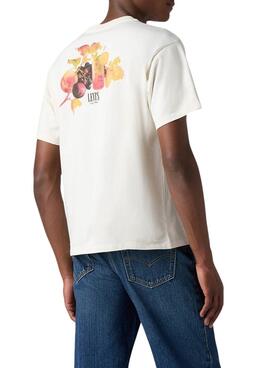 Camiseta Levis Graphic Vintage beige para hombre