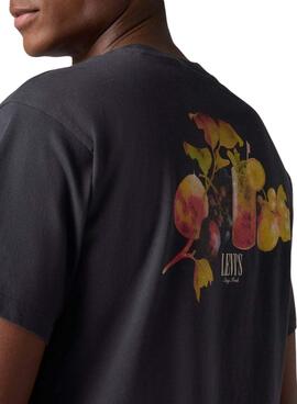 Camiseta Levis Graphic Vintage gris para hombre