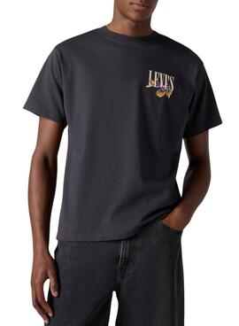 Camiseta Levis Graphic Vintage gris para hombre