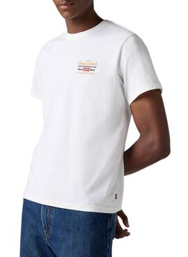Camiseta Levis Archive Relaxed blanco para hombre