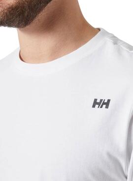 Camiseta Helly Hansen Core Graphic blanco para hombre