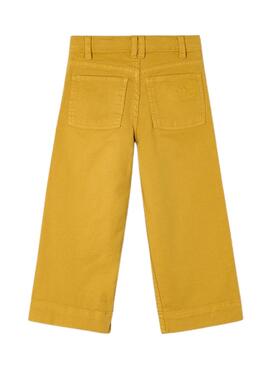 Pantalon Mayoral sarga amarillo para niña