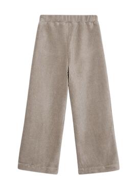 Pantalón Mayoral punto pana beige para niña 