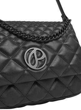 Bolso Pepe Jeans acolchado Gasira negro para mujer