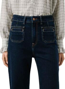 Pantalón Vaquero Pepe Jeans Lexa Rinse recto para mujer