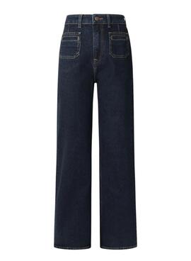 Pantalón Vaquero Pepe Jeans Lexa Rinse recto para mujer