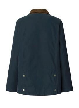 Chaqueta Pepe Jeans Tess impermeable marino para mujer