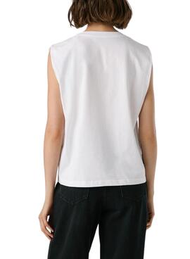 Camiseta Pepe Jeans Bertha blanco para mujer