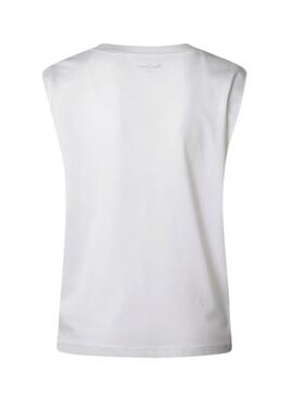 Camiseta Pepe Jeans Bertha blanco para mujer