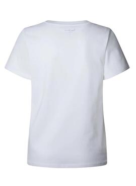 Camiseta Pepe Jeans Becky blanco para mujer
