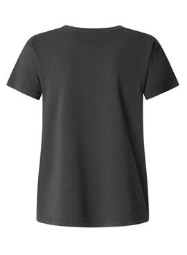 Camiseta Pepe Jeans Becky gris para mujer