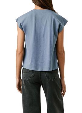 Camiseta Pepe Jeans Bernice azul para mujer