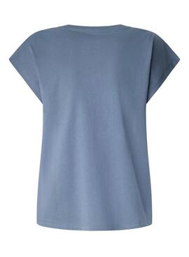 Camiseta Pepe Jeans Bernice azul para mujer