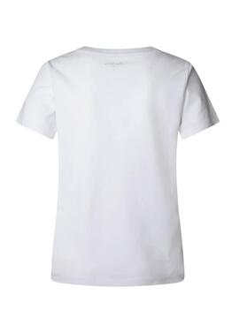 Camiseta Pepe Jeans Babu blanco para mujer