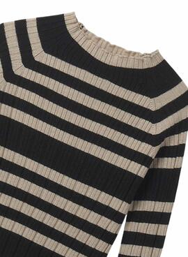 Jersey Mayoral semicisne tricot  negro para niña