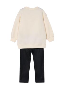 Conjunto Mayoral legging y sudadera osito niña