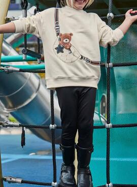 Conjunto Mayoral legging y sudadera osito niña