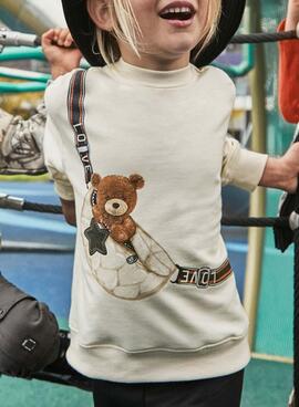 Conjunto Mayoral legging y sudadera osito niña