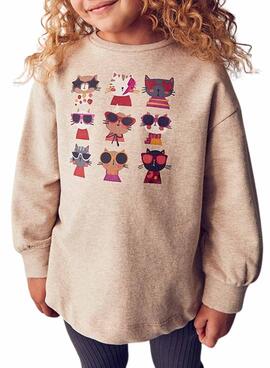 Conjunto Mayoral legging canalé y sudadera niña