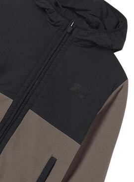 Chaquetón Mayoral reversible negro para niño