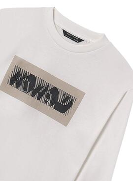 Camiseta Mayoral relieve nomad blanco niño