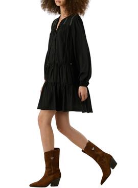 Vestido Pepe Jeans Paule negro para mujer