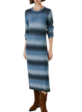 Vestido Pepe Jeans Colombe largo estampado de rayas para mujer