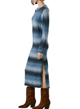 Vestido Pepe Jeans Colombe largo estampado de rayas para mujer