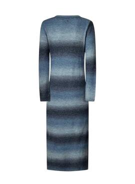 Vestido Pepe Jeans Colombe largo estampado de rayas para mujer