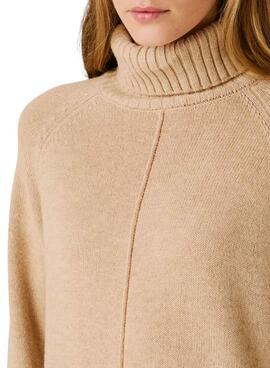 Vestido Pepe Jeans Carola de punto tostado para mujer