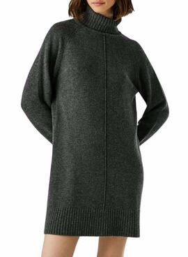 Vestido Pepe Jeans Carola de punto gris para mujer