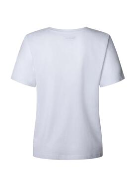 Camiseta Pepe Jeans Balbina blanco para mujer