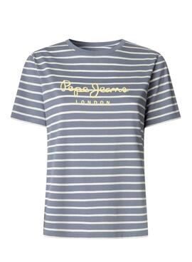 Camisetas Pepe Jeans Bilma estampado de rayas para mujer